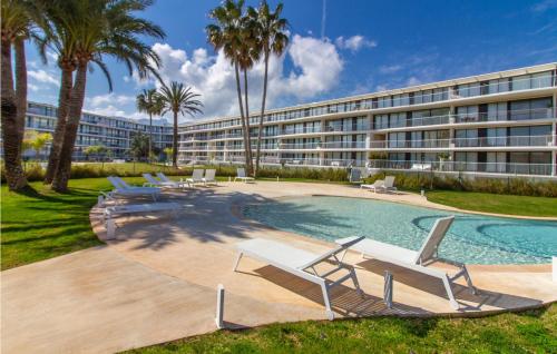 Awesome apartment in Dénia with WiFi, Outdoor swimming pool and 2 Bedrooms